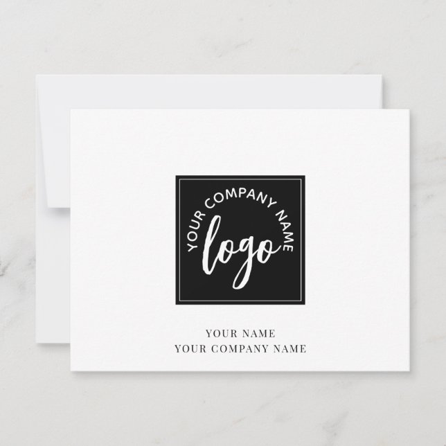 Logo Simple Note Card (Front)