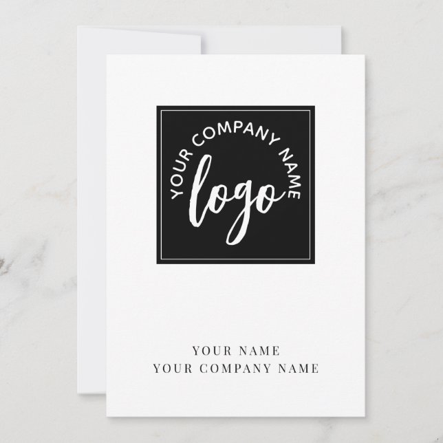 Logo Simple Note Card (Front)