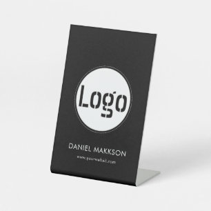 Logo Simple Professional Pedestal Sign