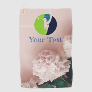 Logo simple serviettes de golf