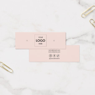 Logo Social Media Earring Display