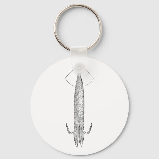 Logo Squid (illex) Keychain (Front)