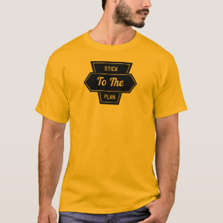 Logo Stick to the plan sur t-shirt