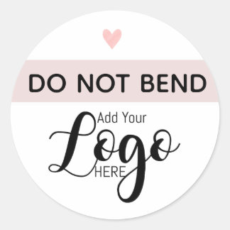 Logo sticker Do not Bend