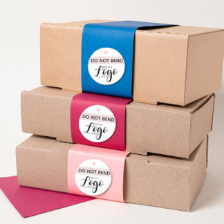 Logo sticker Do not Bend