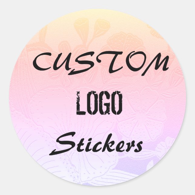 Logo stickers, custom logo, custom stickers, label (Front)