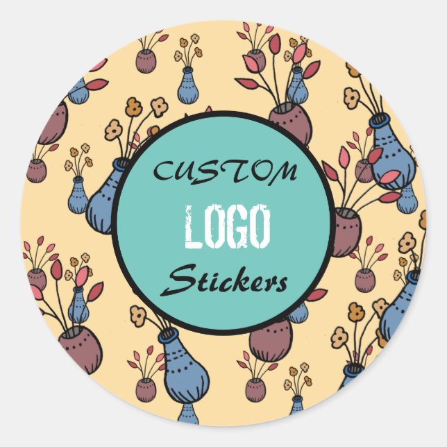 Logo stickers, custom logo, custom stickers, label (Front)