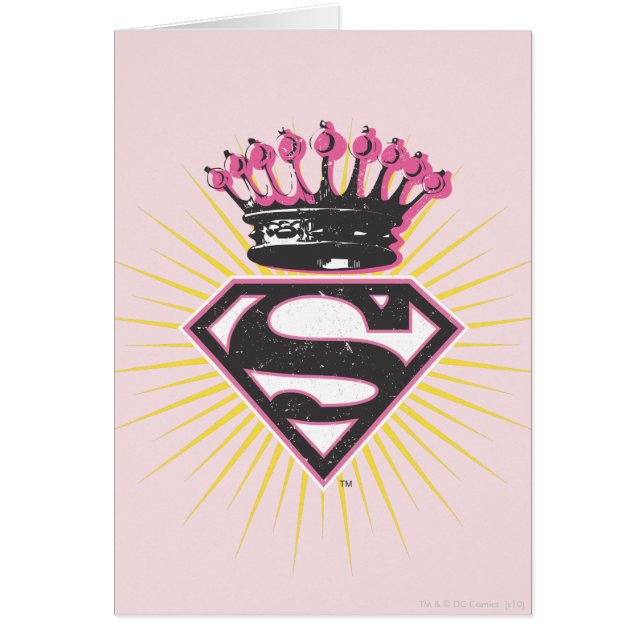 Logo Supergirl avec Couronne (Devant)