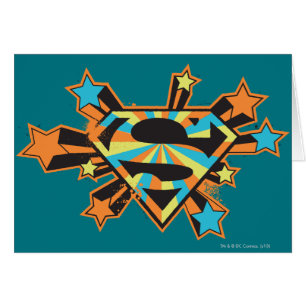 Logo Supergirl Colorful Stars