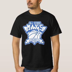 Logo T-Shirt Max's All Stars (noir)