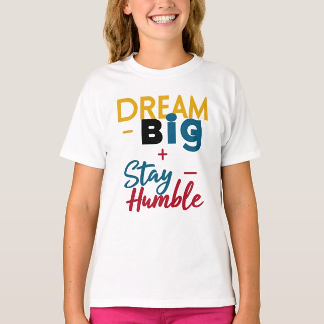 Logo T-shirt / sweat - shirt à capuche "Dream Big+ (Devant)