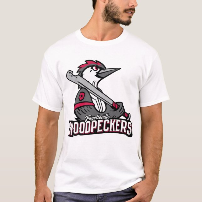 Logo T-shirt vintage Fayetteville-Woodpeckers (Devant)