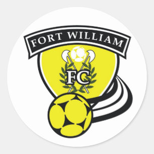 Logo -Team Kit - Fort William High... - Customized Classic Round Sticker