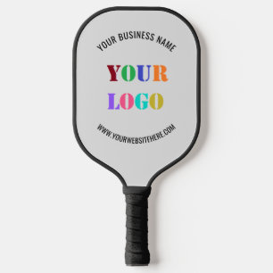 Logo Text Promotional Business Pickleball Paddle