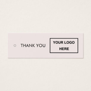 Logo Thank You Clothes Hang Tag