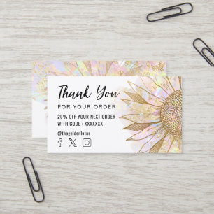 logo tournesol merci carte de visite
