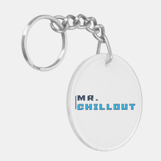 Logo transparent de porte-clés de M. Chillout (Devant gauche)