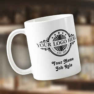 Logo Upload, Name/ Job Role, Company Mug