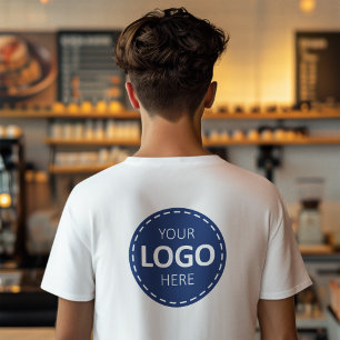 Logo Upload Template - Back - Create Your Own T-Shirt