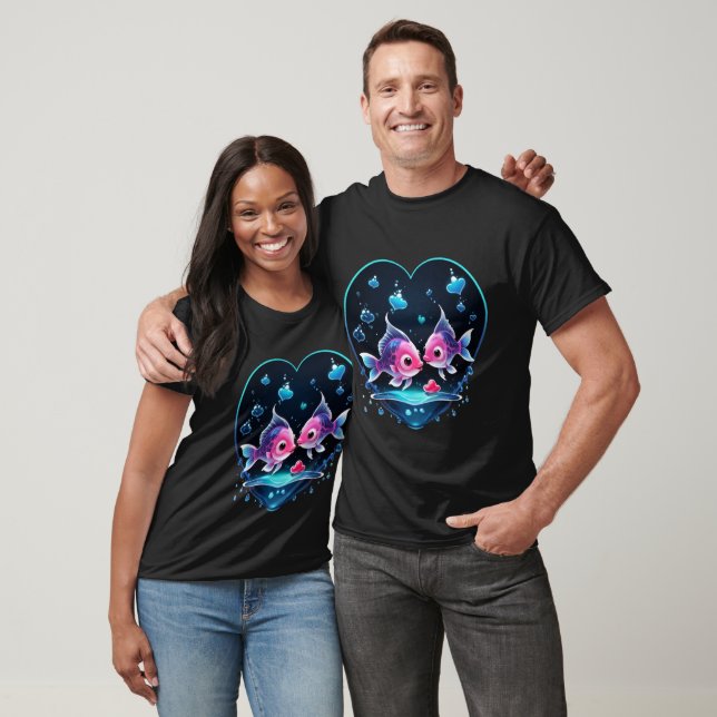  Logo Vector Valentine's Day Visualization  T-Shirt (Unisex)