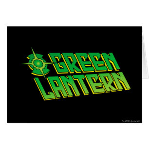 Logo vert de lanterne - incliné