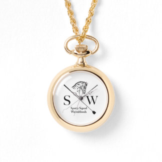 Logo Watch Necklace
