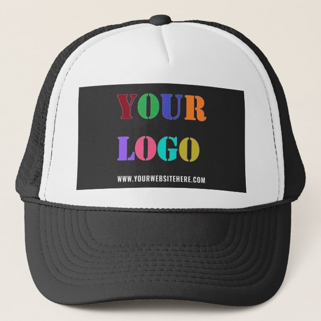 Logo Website Promotional Business Trucker Hat (Front)