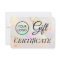 logo white opal stone gift certificate