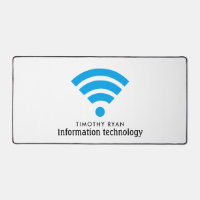 Logo Wi-Fi bleu, Technologie de l'information, Ord