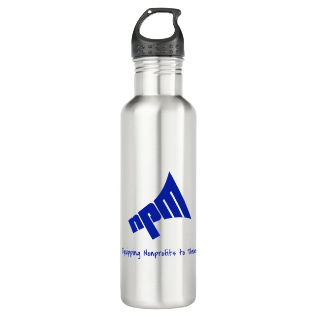 Logo with Mission 710 Ml Water Bottle (Front)