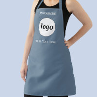 Logo With Text Business Promotional Blue Grey