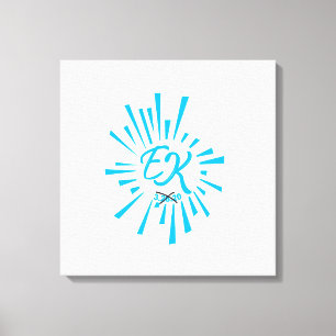 Logo with x mark -CUSTOMIZED Canvas Print