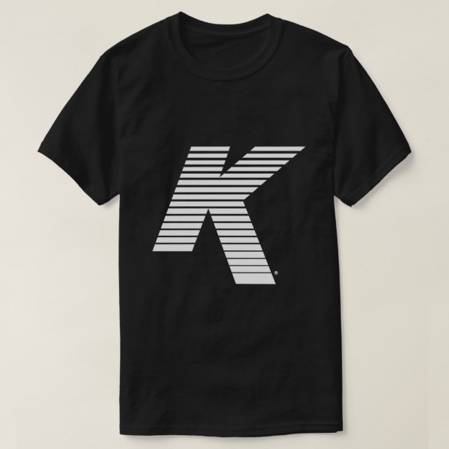 Logo Zildjian K, T-shirt classique en encre blanch (Design devant)
