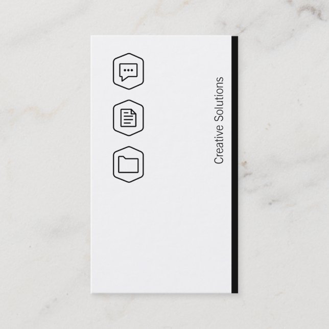 Logos Corporate Variation Business Card (Front)
