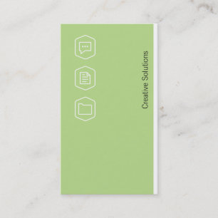 Logos Corporate Variation (olivine) Business Card