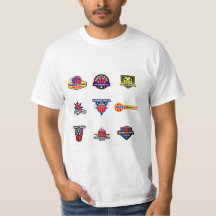 Logos of NBA basketball teams