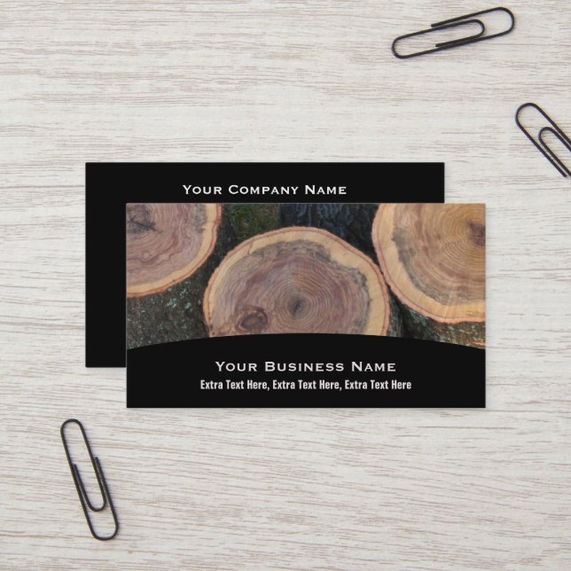 Logs Business Card (Front/Back In Situ)