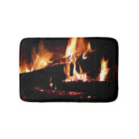 Logs in the Fireplace Warm Fire Photography