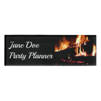 Logs in the Fireplace Warm Fire Photography