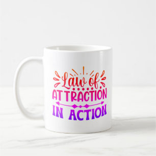 Loi d'attraction Pink Custom Coffee Mug