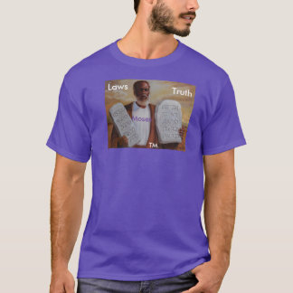 Loi et T-shirt foncé de base des Vérité-Hommes