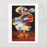 Loie Fuller at Folies-Bergere Theatre