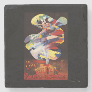 Loie Fuller at Folies-Bergere Theatre Stone Coaster