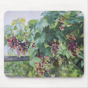 Loire Valley Vineyard – French Grape Painting Mouse Pad