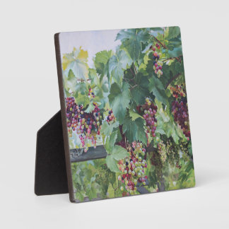 Loire Valley Vineyard – French Grape Painting Plaque