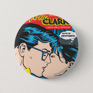 Lois and Clark Comic 2 Inch Round Button