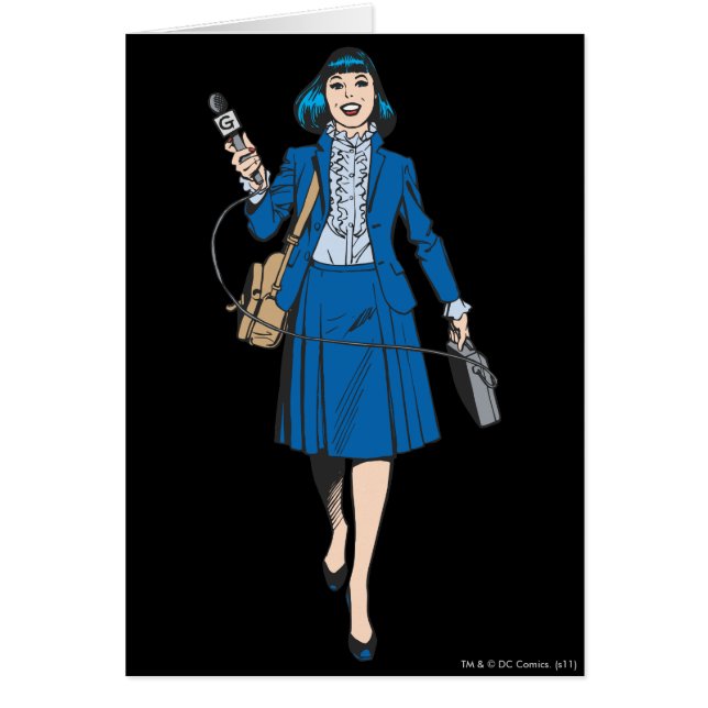 Lois Lane with Microphone (Front)