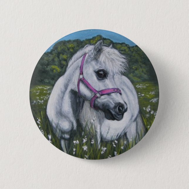 lois the shetland 2 inch round button (Front)