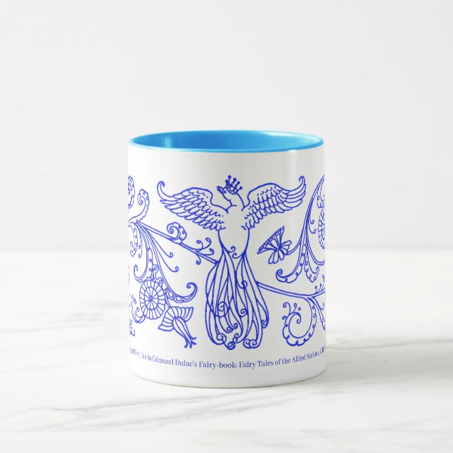 L'Oiseau Bleu : ⁠ Un Conte De Fée Français Mug (Centre)