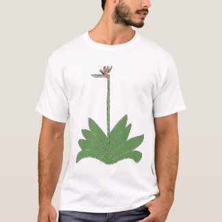 L'Oiseau Du Paradis T-Shirt De La Caricature Plant